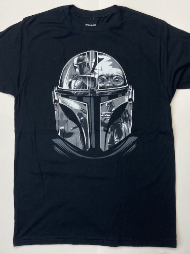 Playera Star wars MANDALORIAN B&W